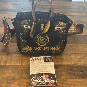 Anca Barbu Custom Painted Bag